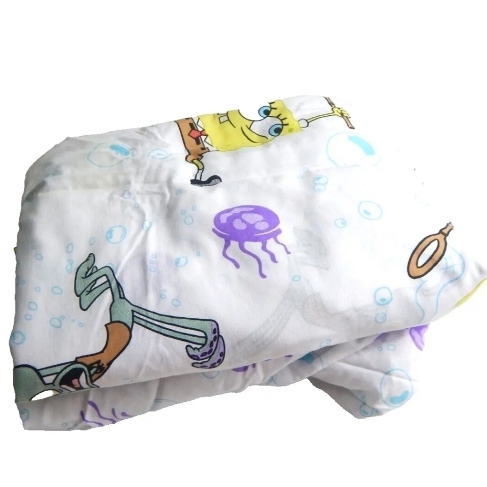 Spongebob Jellyfishing Twin Sheet Set
